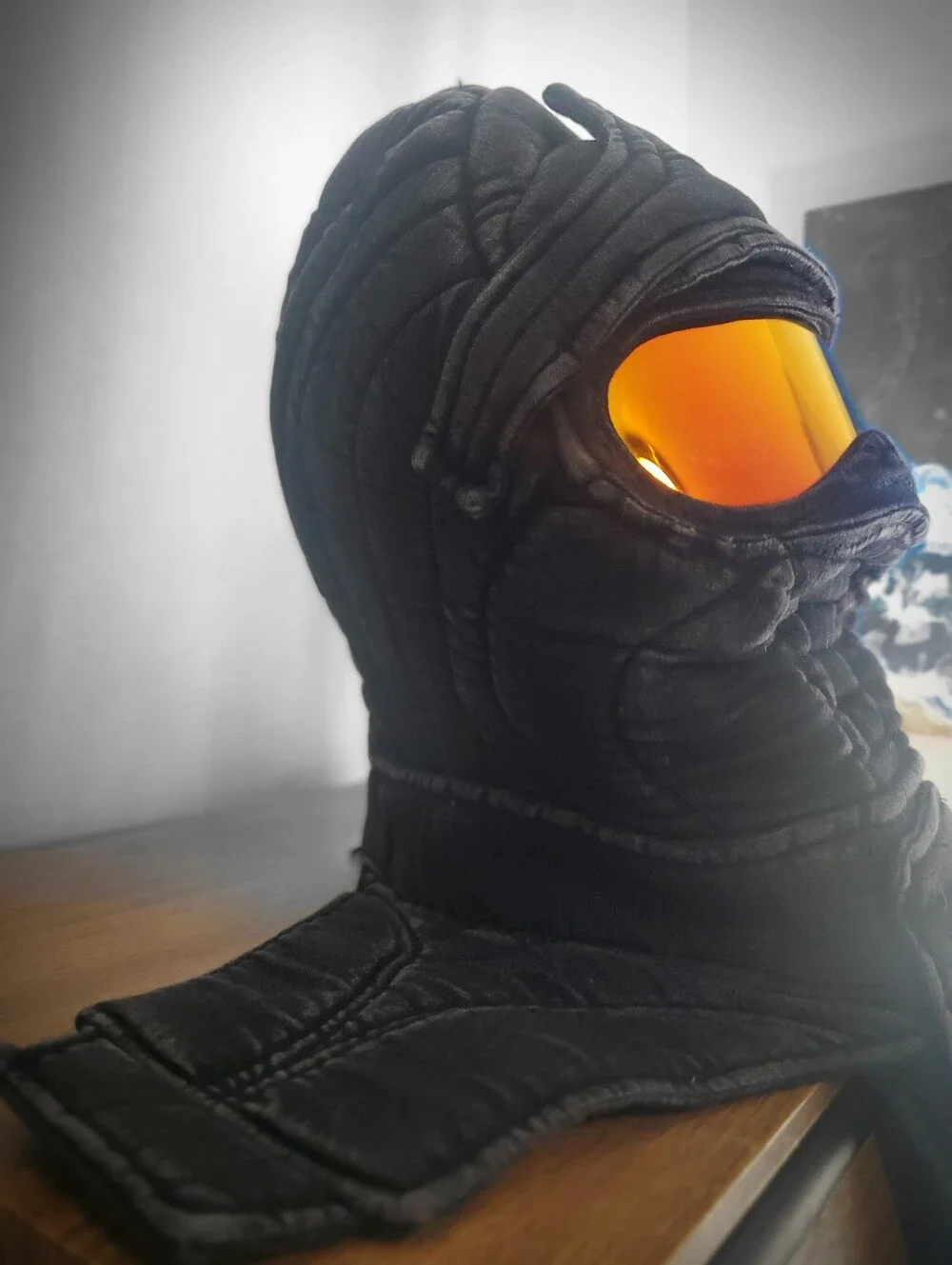 Demobaza Full Cloth Head Mask With Built In Glasses Zipper